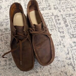 Clarks Men's Brown Leather Loafers